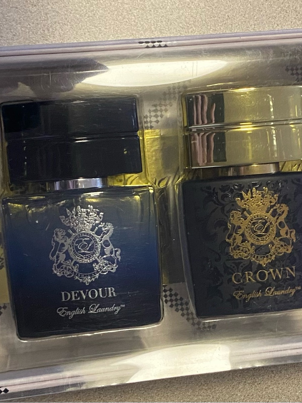 English Laundry Legacy Collection Eau de Parfum — Gold & Cream Packaging